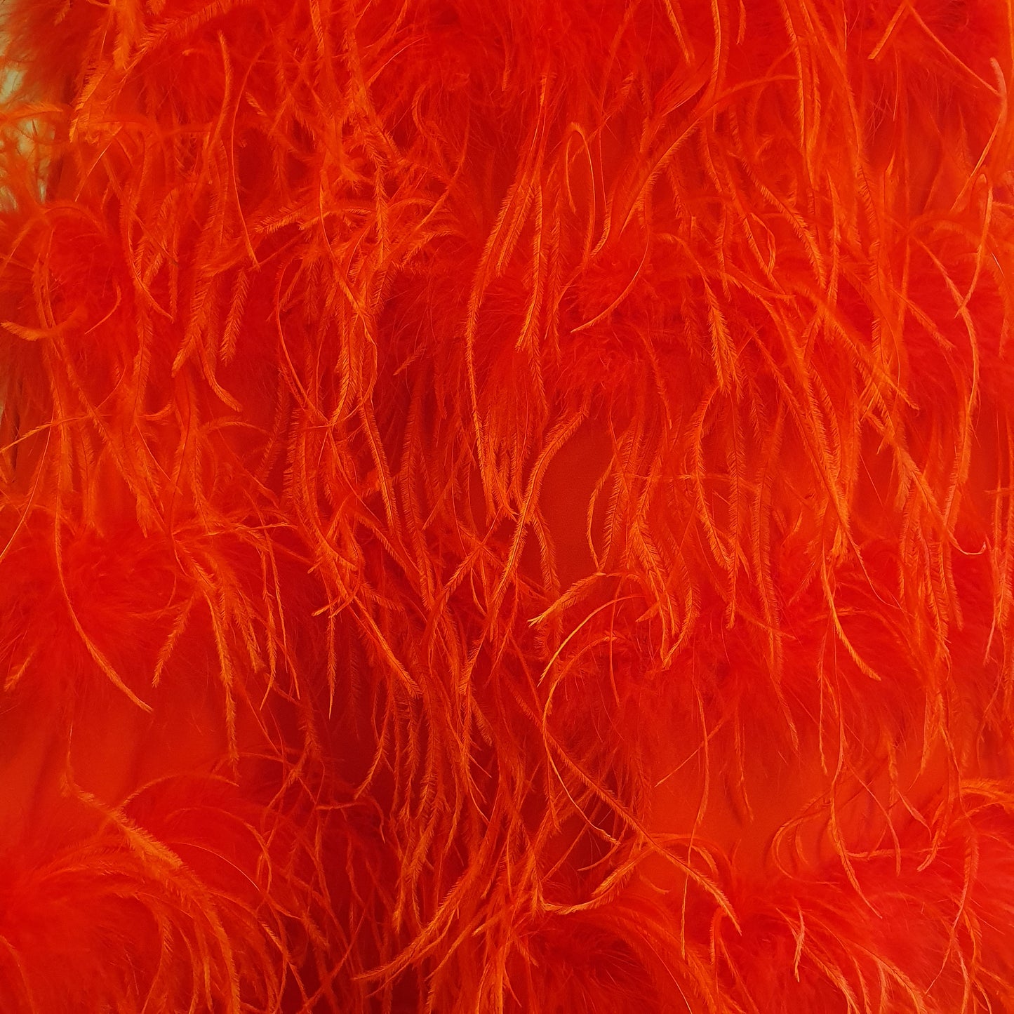Abito da sera lungo e rosso con piume per eventi esclusivi firmato Giulia N Couture a Fossano
