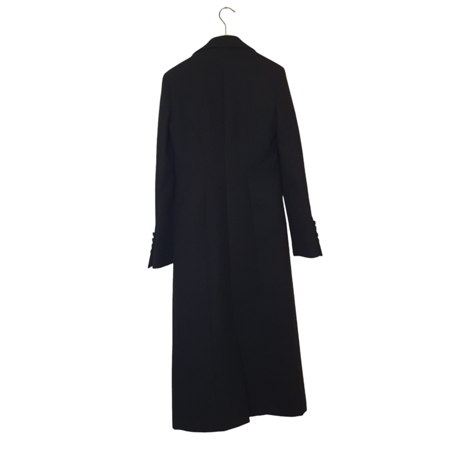 Cappotto nero sancrato Mar des Margaritas, un must-have per l'inverno elegante a Fossano