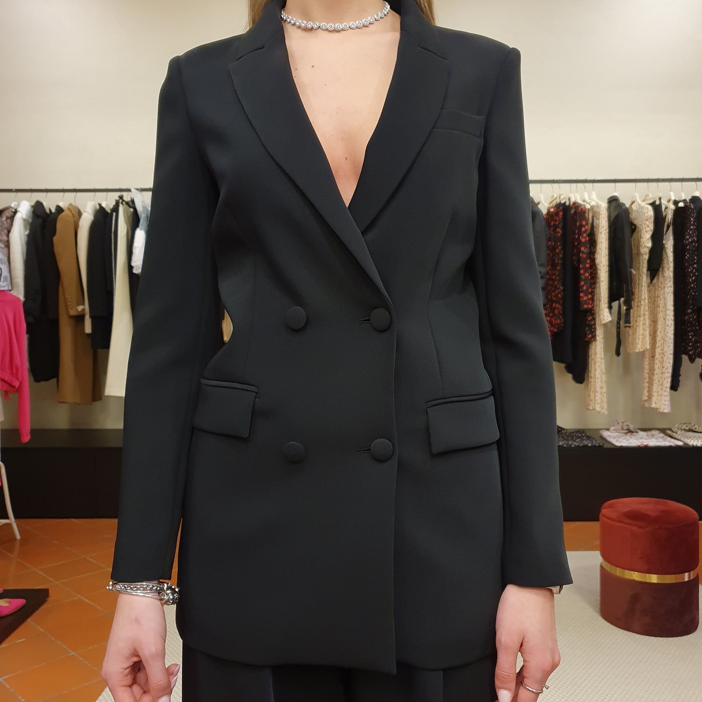 Blazer doppiopetto nero
