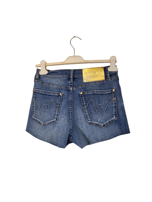 Shorts in jeans met