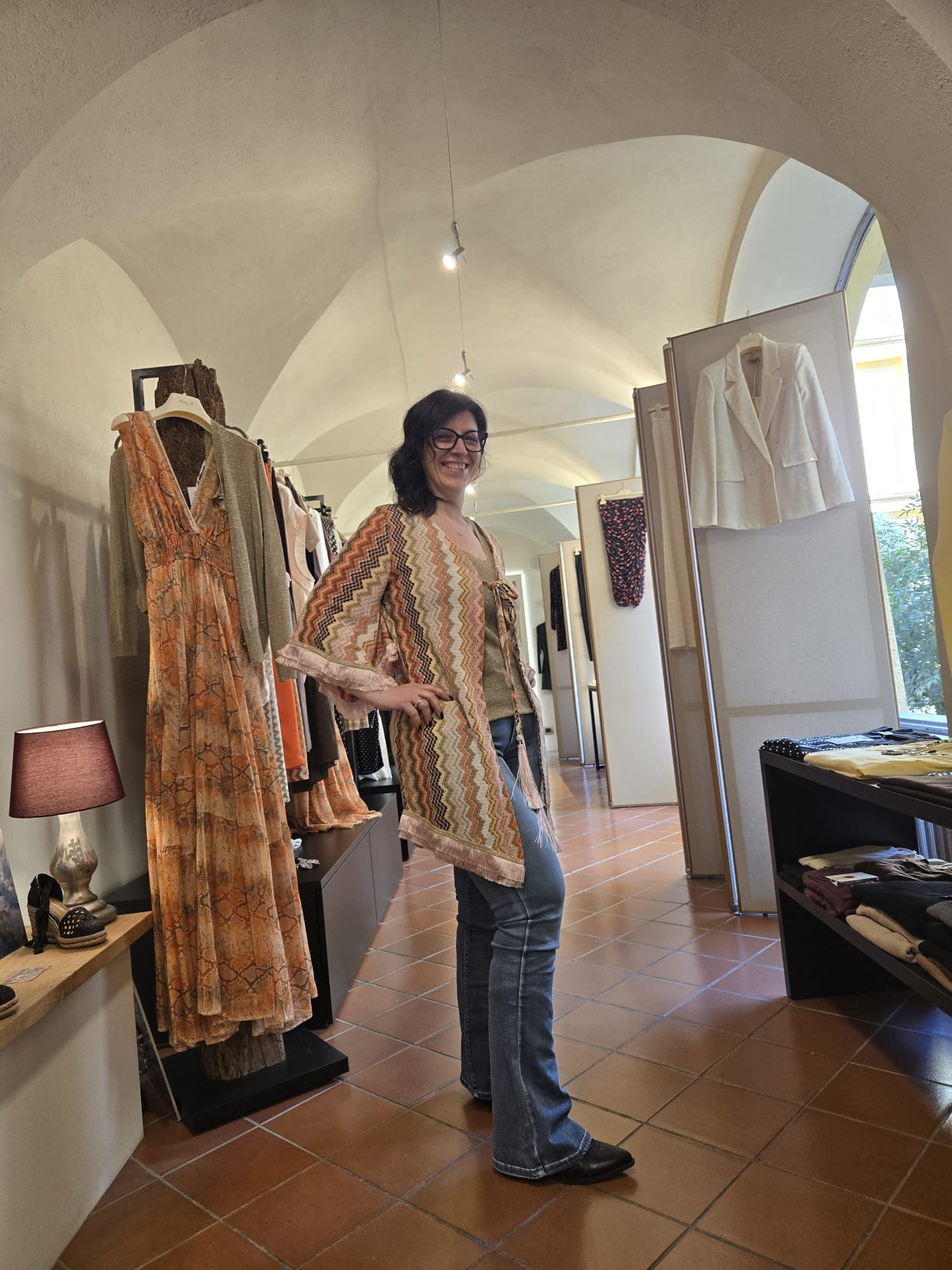 Abito-kimono multicolor Firenze