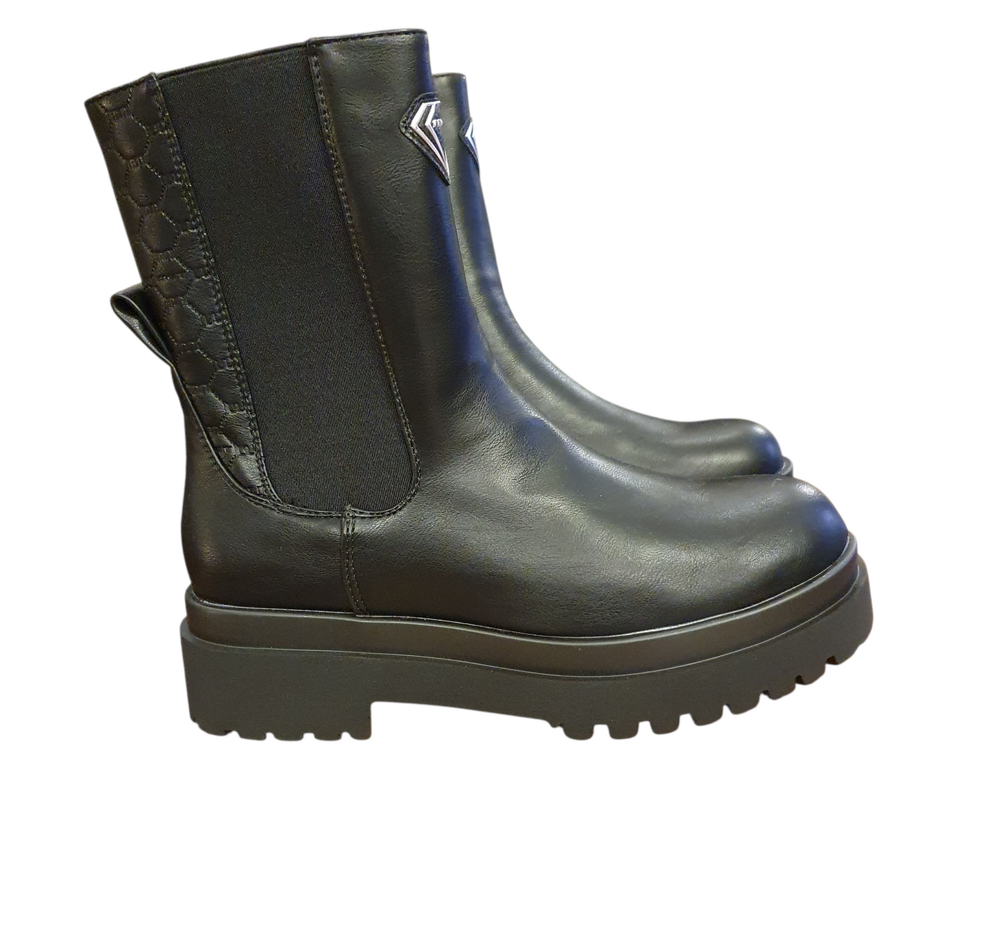 Combat boot met