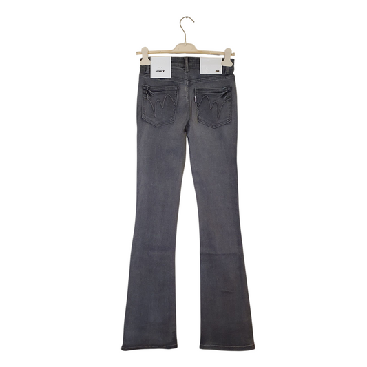 Jeans flare grigi met