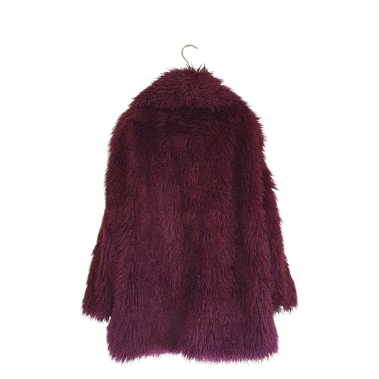 Ecopelliccia bordeaux