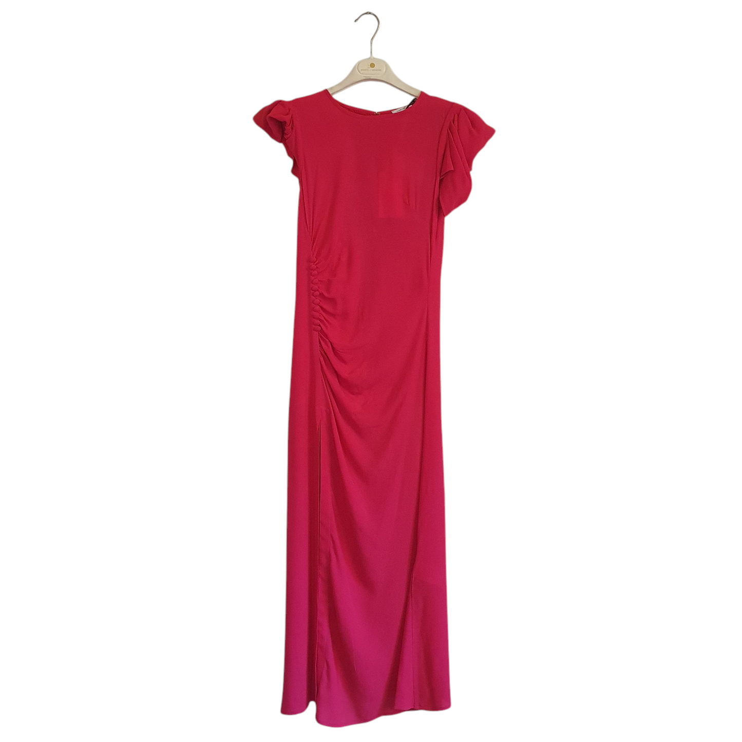 Abito lungo fucsia