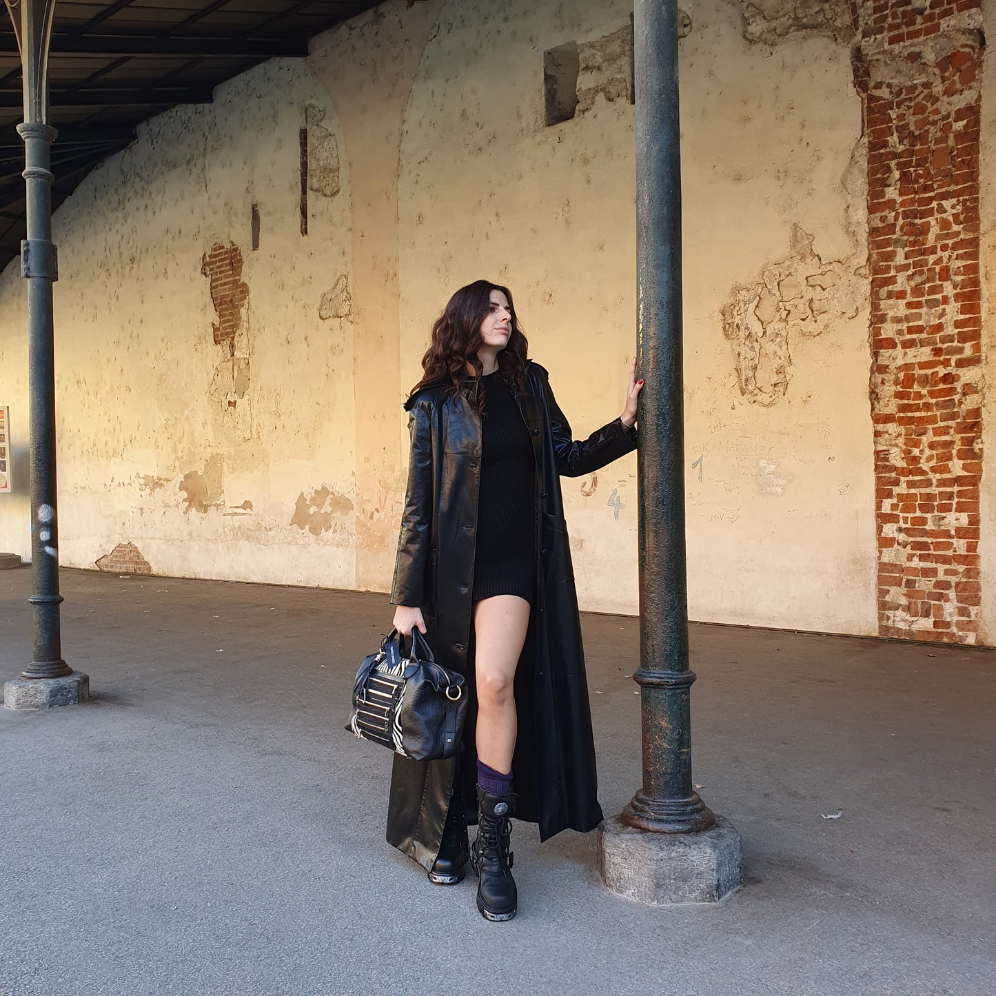 Borsa Shopper con cerniere