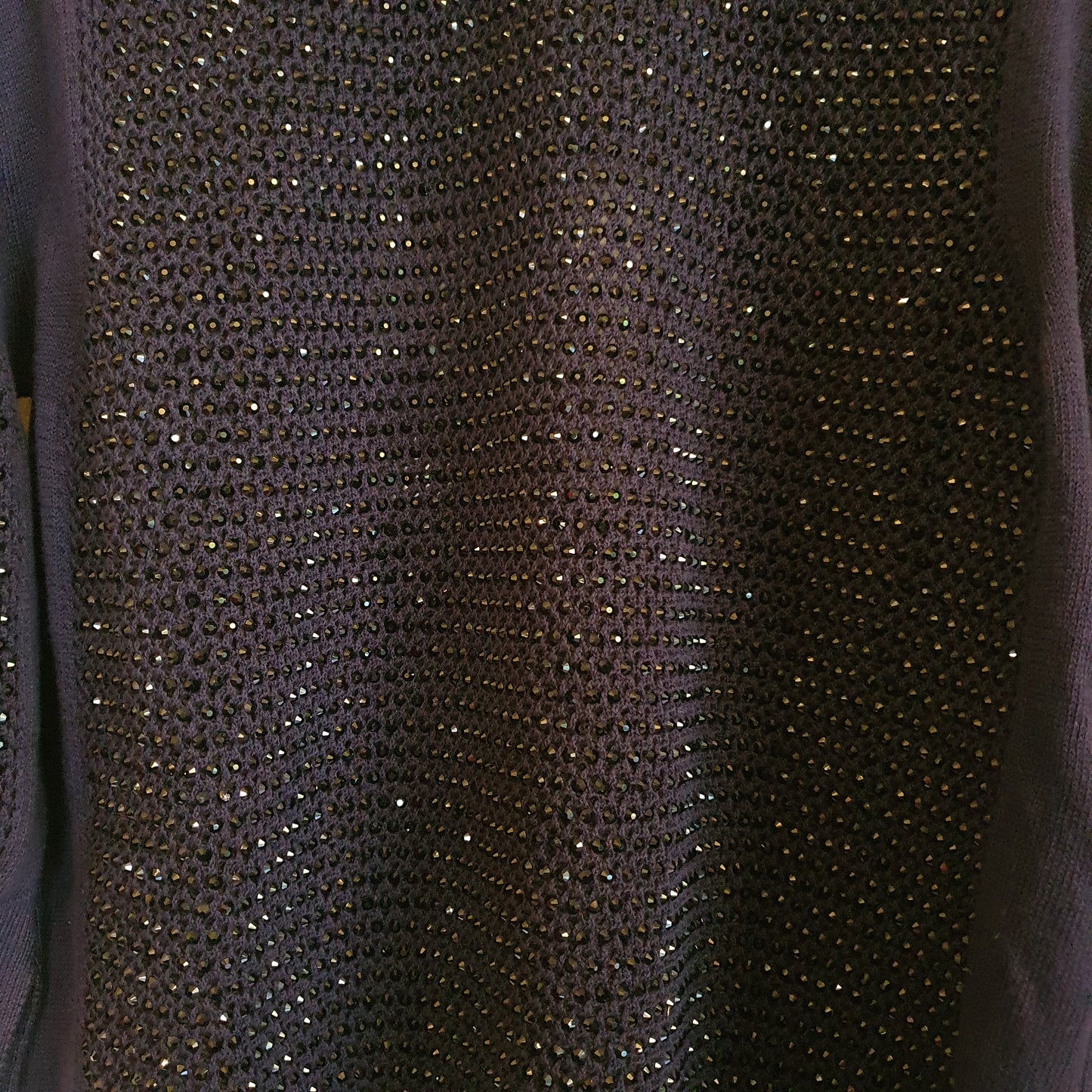 Pullover con strass