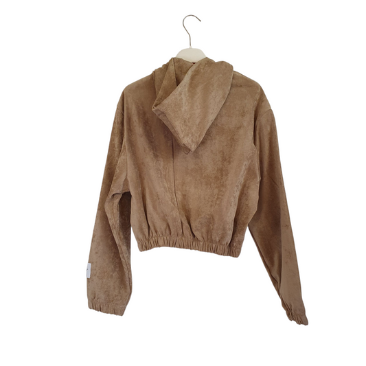 Giubbino con zip e cappuccio