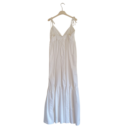 Maxi abito con scollo a v