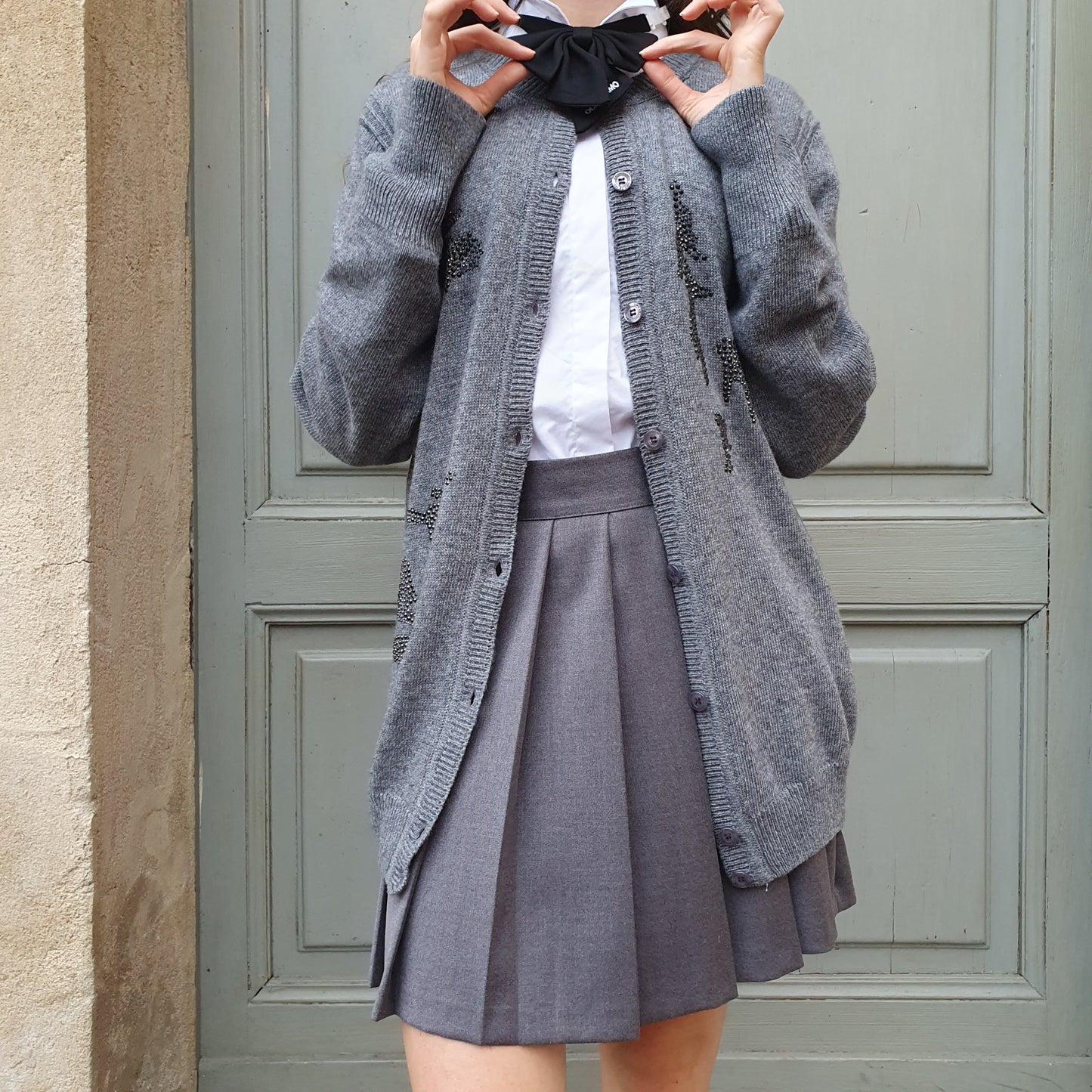 Cardigan misto cashmere