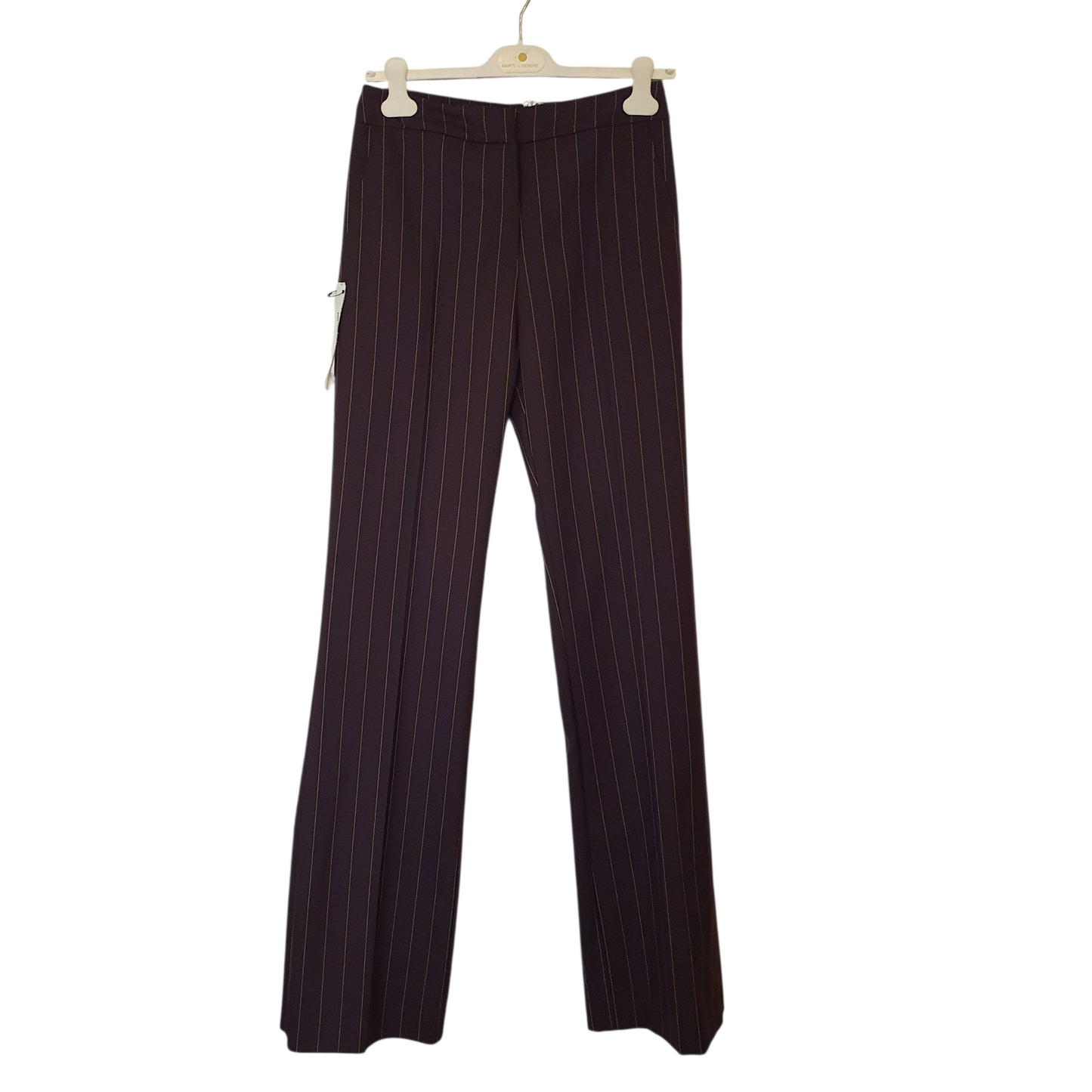 Pantaloni gessati moro