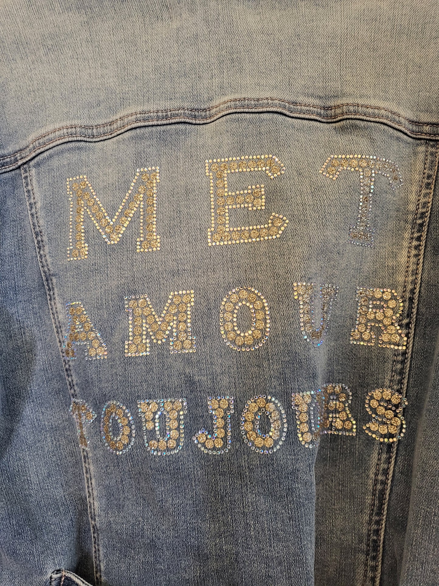 Giubbotto jeans met