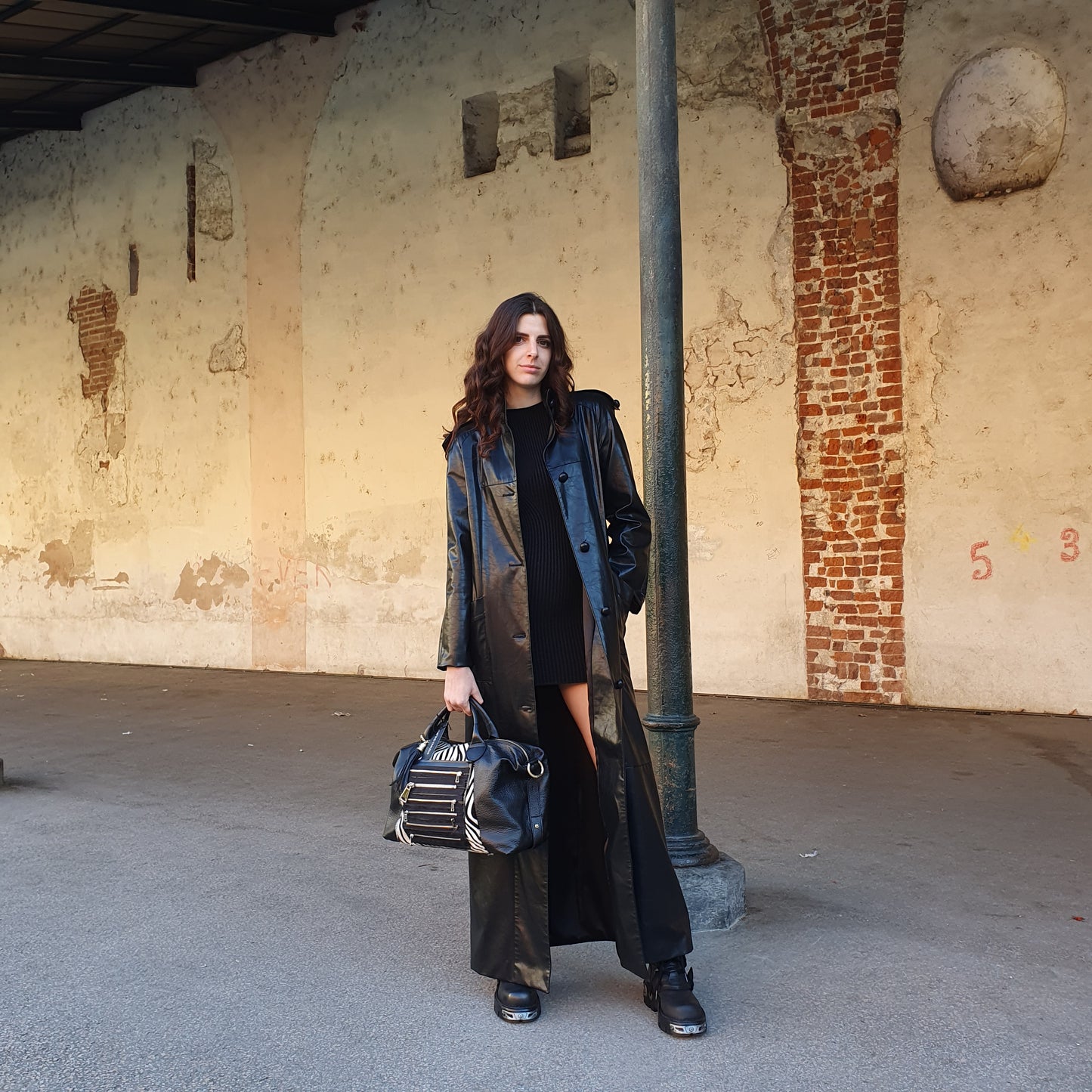 Borsa Shopper con cerniere