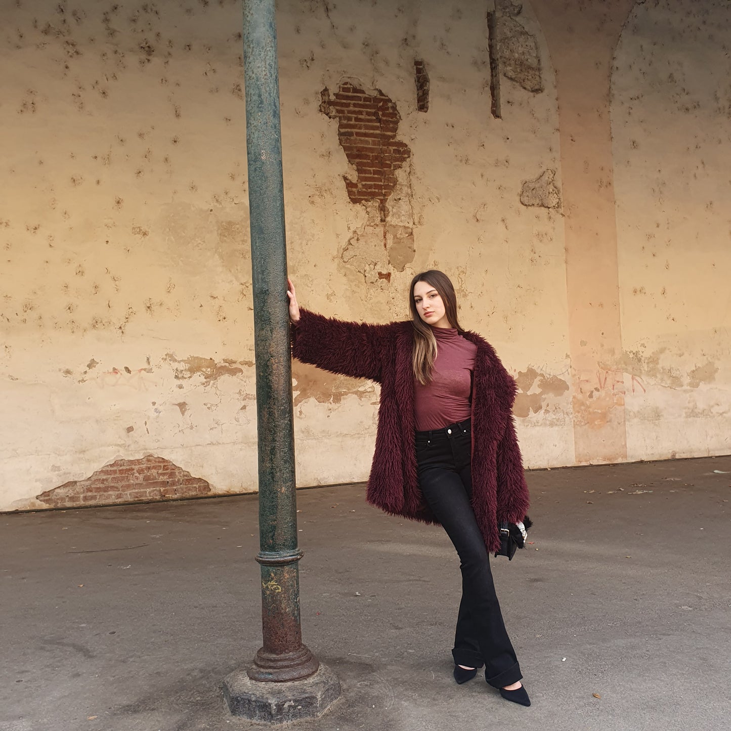 Jeans flare met neri