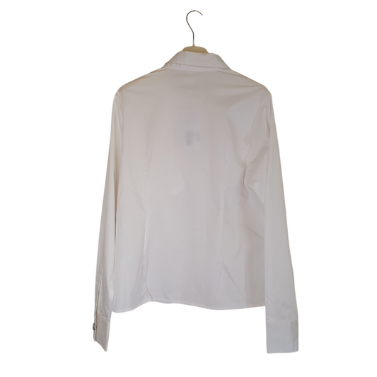 Camicia bianca con tasche met