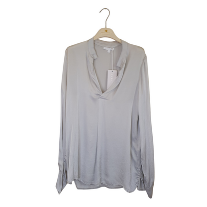 Blusa scollo a v met