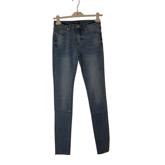 Jeans con strass