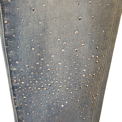 Jeans con strass