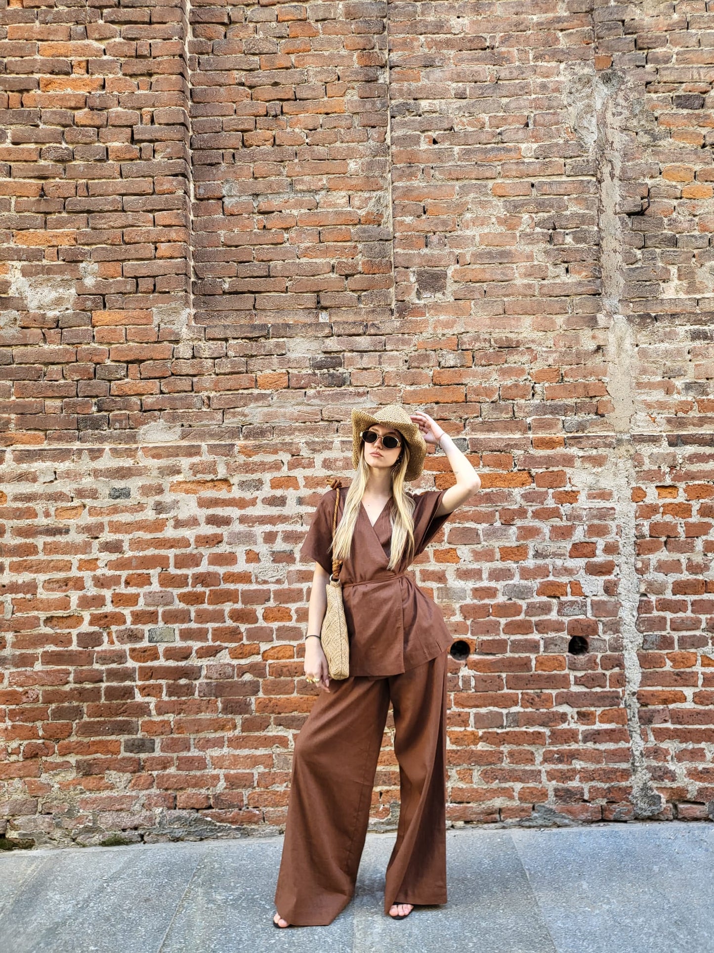 Pantalone in lino hinnominate