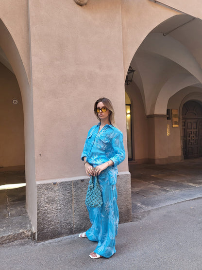 Camicia turchese Pho Firenze