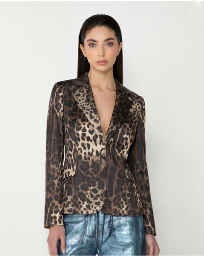 Blazer Odi et Amo monopetto maculato, perfetto per occasioni formali a Fossano