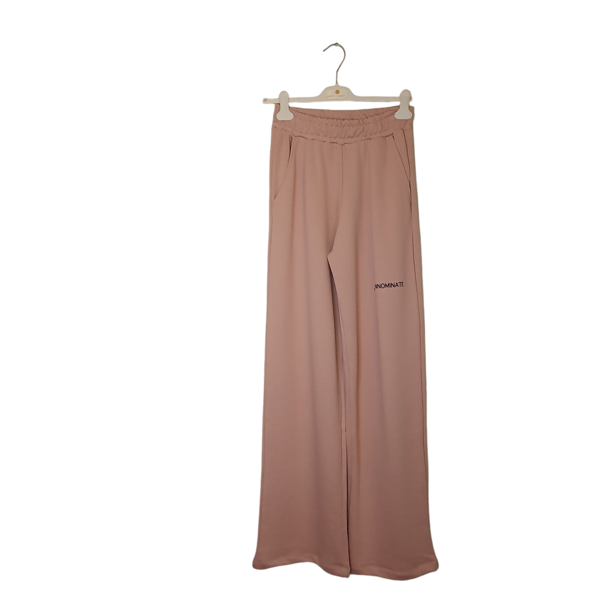 Pantalone rosa felpa dritto con stampa Hinnominate, ideale per look sportivi disponibile a Fossano