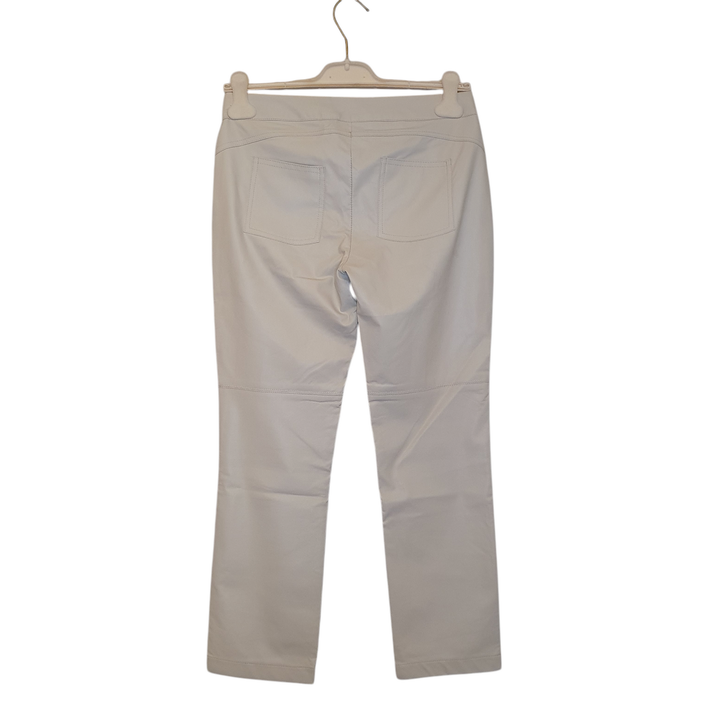 Pantalone in similpelle beige