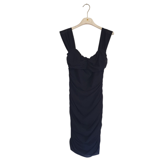 Abito corto in tulle nero