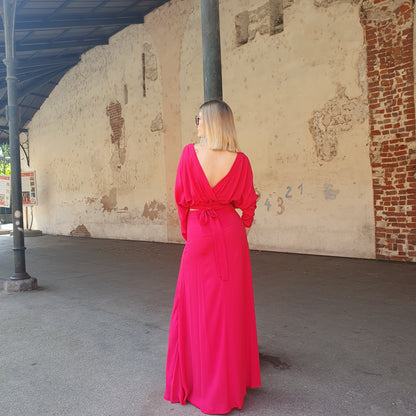 Blusa con schiena scoperta