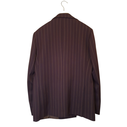 Blazer gessato moro