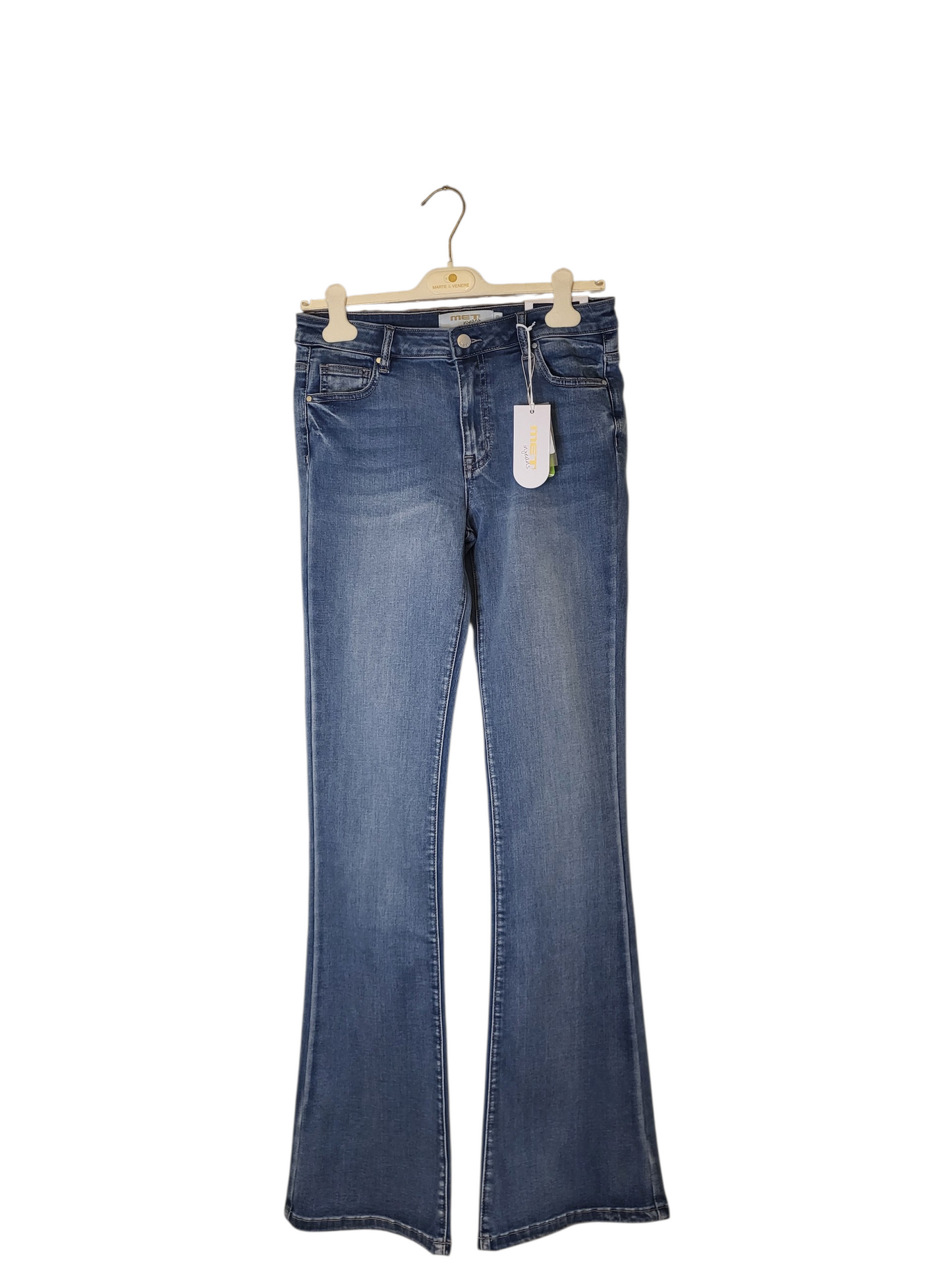 Jeans a zampa met