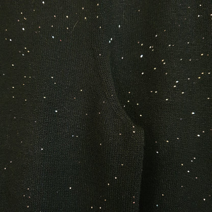 Pantalone in maglia dritto con paiettes