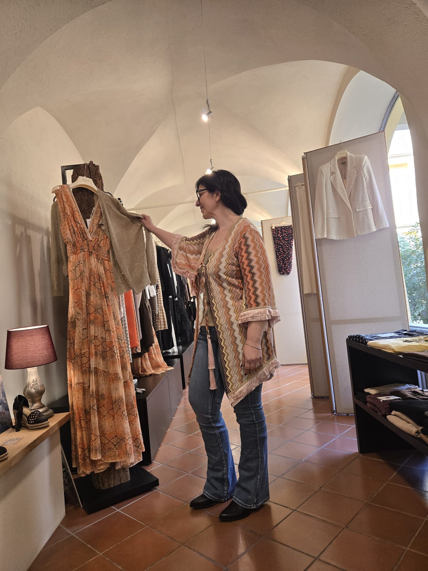 Abito-kimono multicolor Firenze