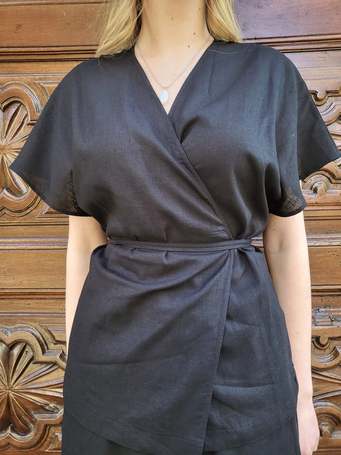 Camicia in lino hinnominate