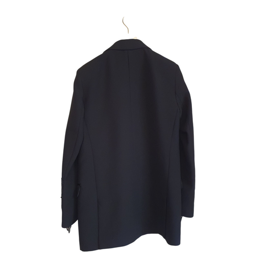 Blazer con inserti in pizzo