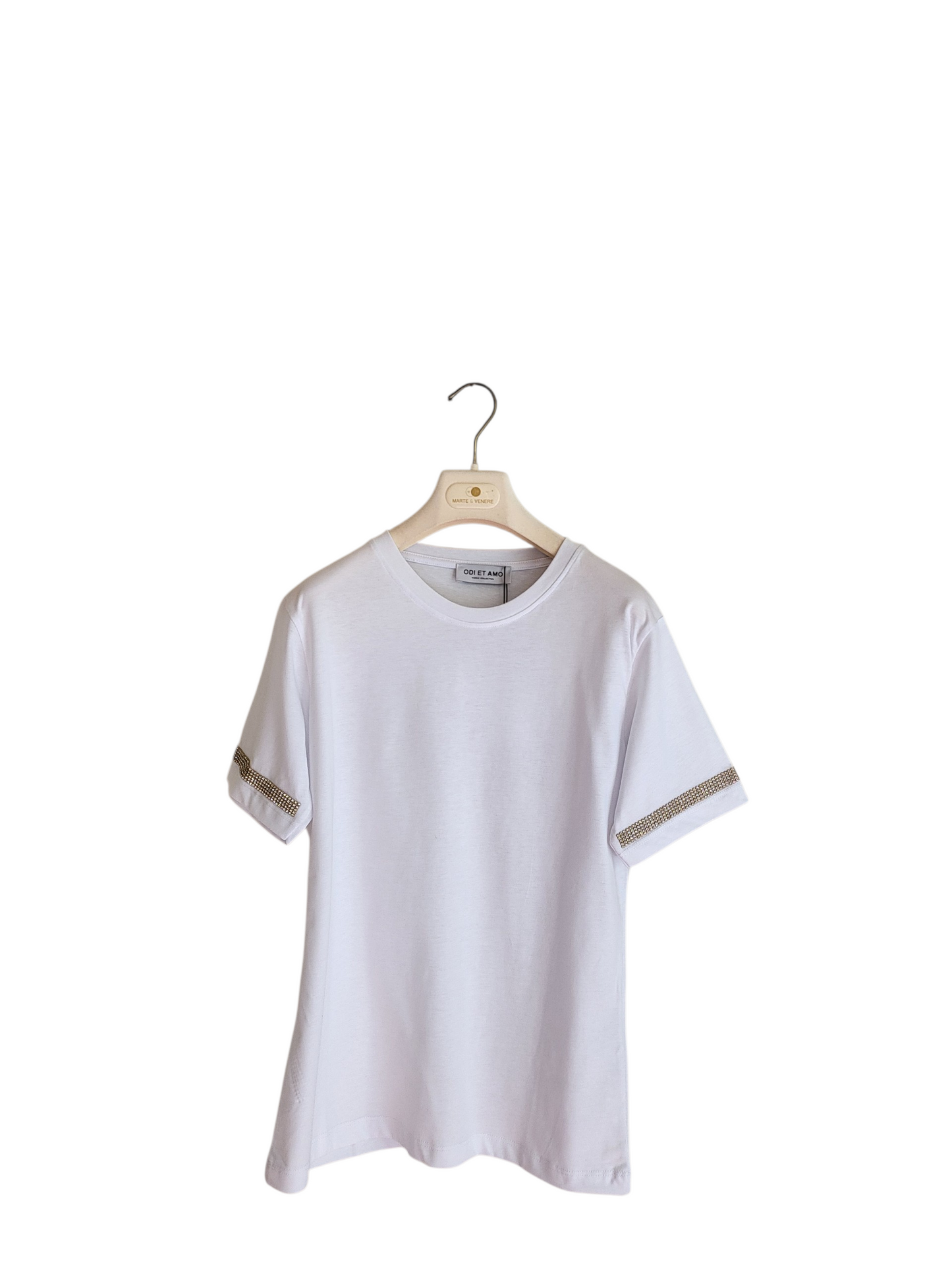 T shirt strass odi et amo