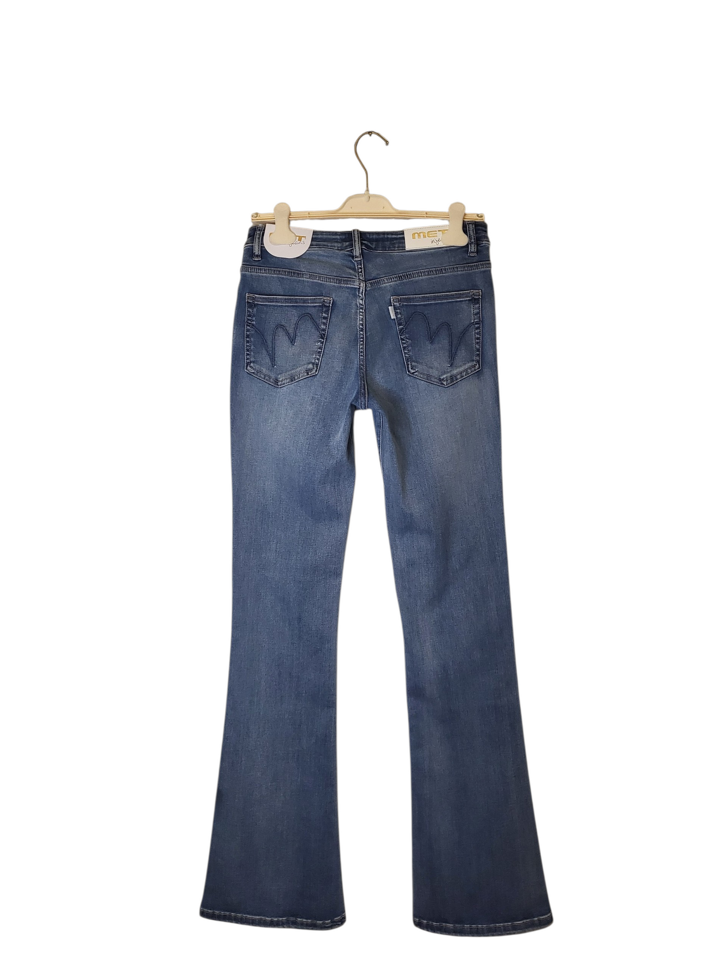Jeans a zampa met