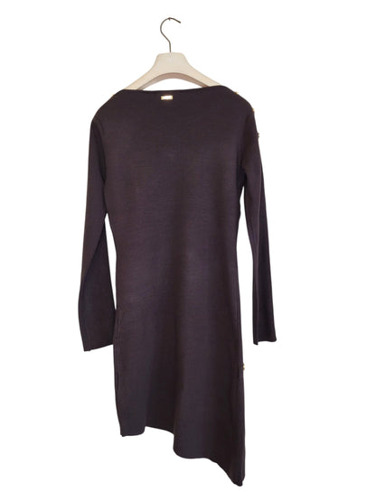 Abito maglia con bottoni