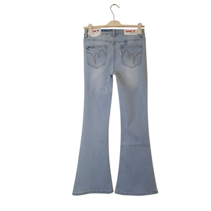 Jeans zampa met