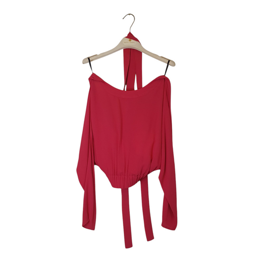 Blusa con schiena scoperta