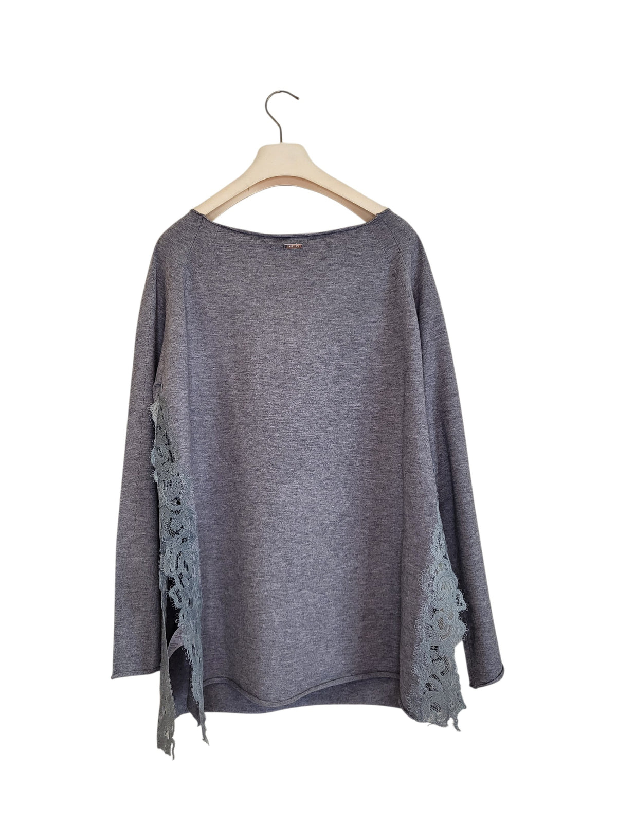 Maglia con spacchi laterali in pizzo nosecrets