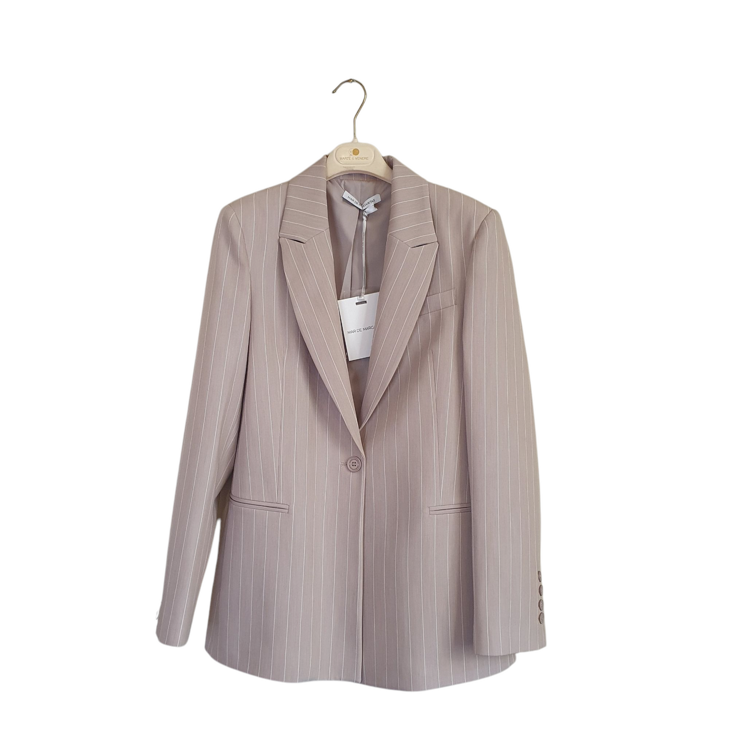 Blazer monopetto gessato