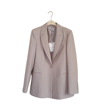 Blazer monopetto gessato