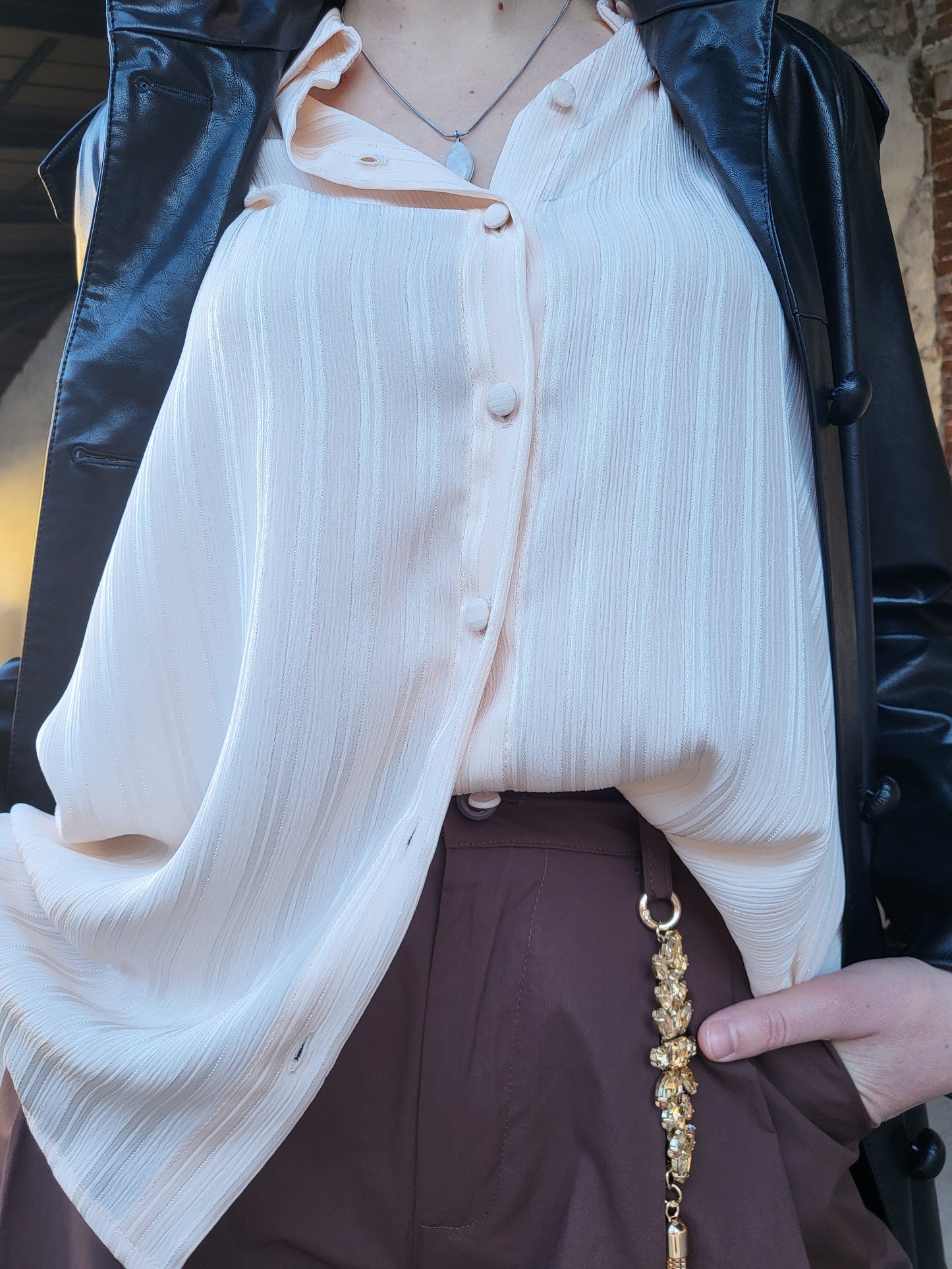Camicia smanicata odi et amo