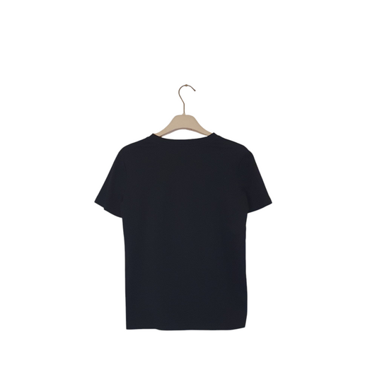 Tshirt nera con stampa
