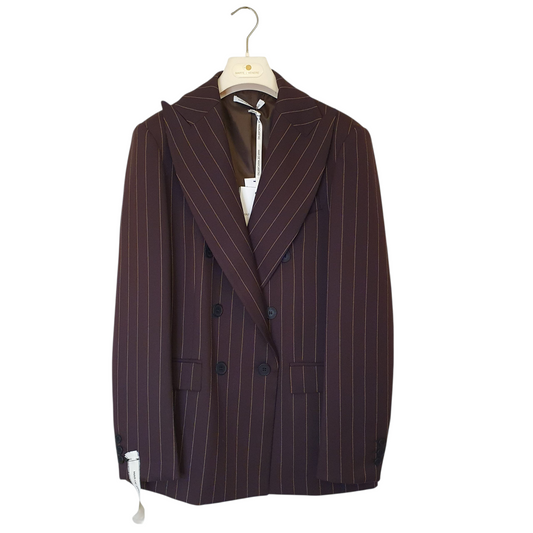 Blazer gessato moro