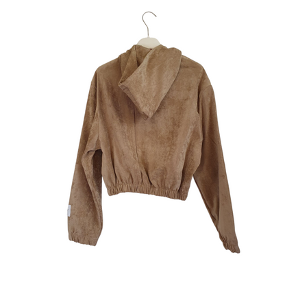 Giubbino con zip e cappuccio