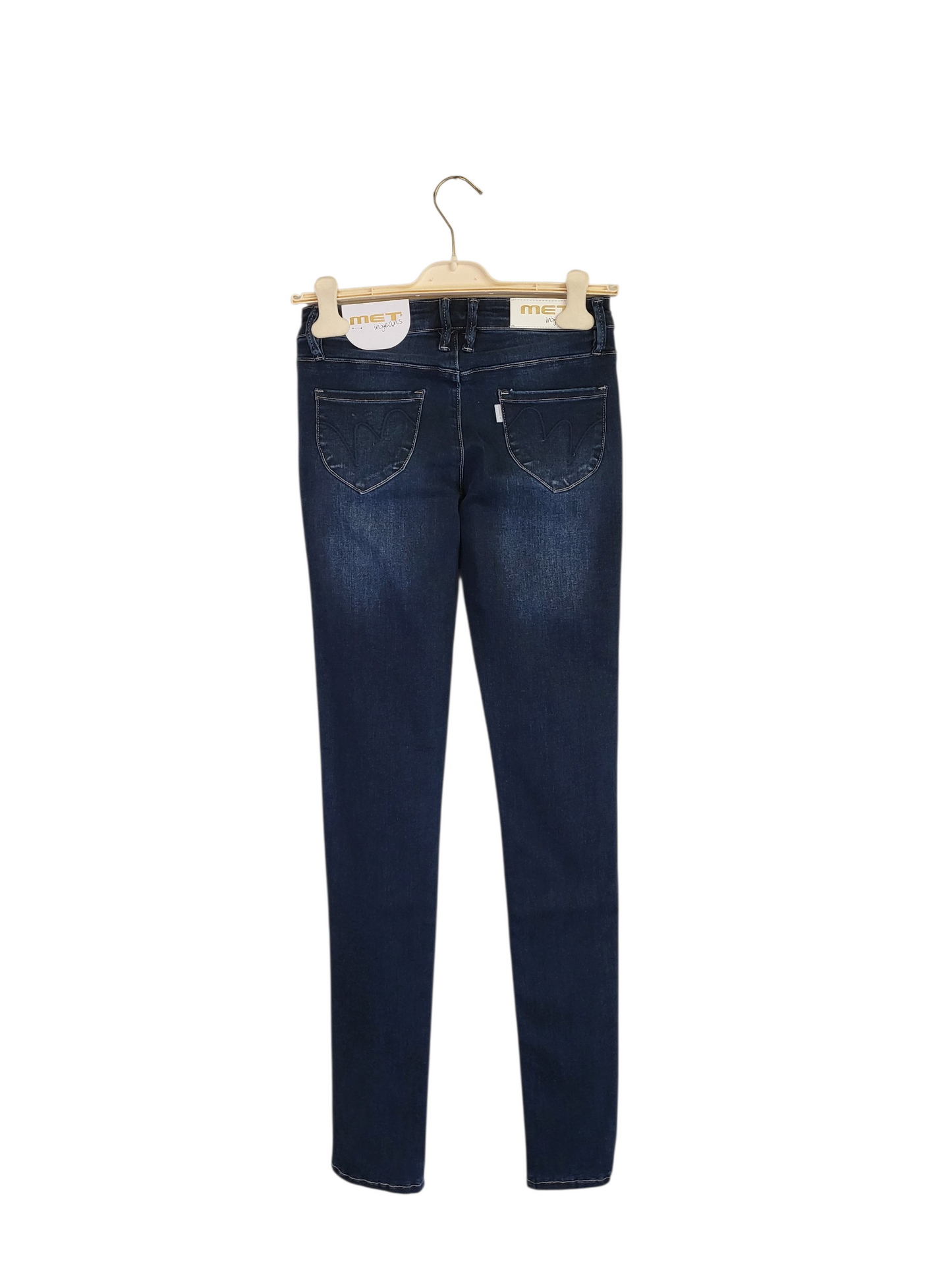 Jeans scuro fondo particolare met