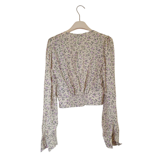 Top/coprispalle fiori mar