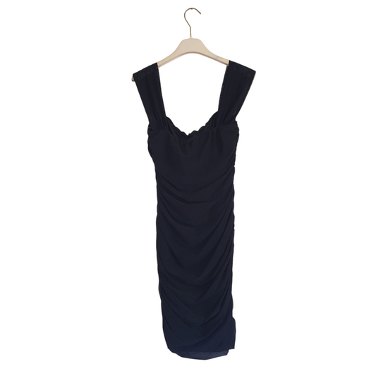 Abito corto in tulle nero